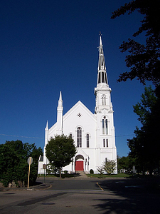 First Baptist Church at 8 Lafayette Street, Wakefield, Mass.