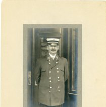 Walter Peirce, Fire Chief in uniform
