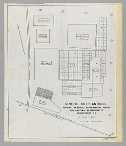 Genetic Outplantings Compartment 4A map