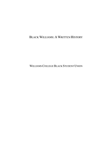 Black Student Union and Afro-American Society Records