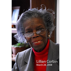Sound recording of interview with Lillian Corbin, March 28, 2008