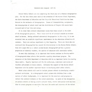 Proposed CWEC program 1977-78.