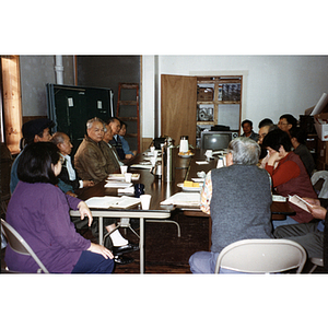 Chinese Progressive Association members gathered for a meeting