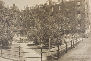 Courtyard, Harrison Avenue houses, Boston, Mass., undated