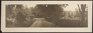 Exterior view of house and grounds of estate