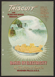 Triscuit the electric baked biscuit, The Natural Food Co., Niagra Falls, New York, 1903
