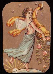 Label, Persephone with a cornucopia, location unknown, undated