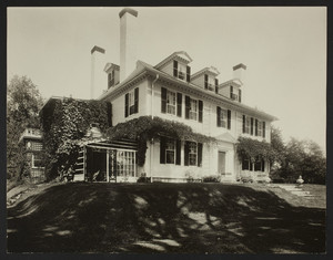 Exterior view of Hamilton House, South Berwick, Maine, undated