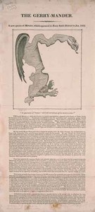 The Gerry-Mander. A new species of Monster which appeared in Essex South District in Jan. 1812.