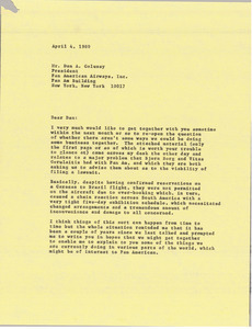 Letter from Mark H. McCormack to Dan A. Colussy