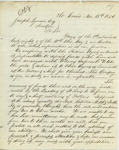 Letter from Simmons and Leadbeater to Joseph Lyman