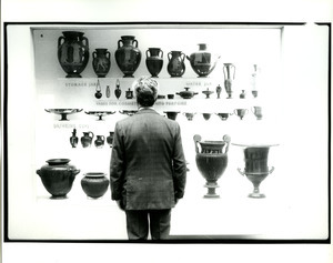 Exhibition of vases and urns