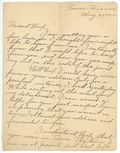 Letter from Edward Donahue to Frank F. Newth