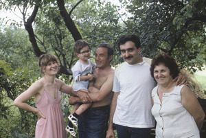 Milos Stojanović's family