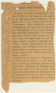 Newspaper clipping from The Boston Post