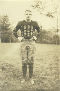 Laurence L. Jones in football uniform