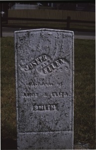Meredith Bridge Cemetery (Laconia, N.H.) gravestone: Smith children