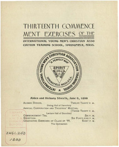 Springfield College Commencement Program (1899)