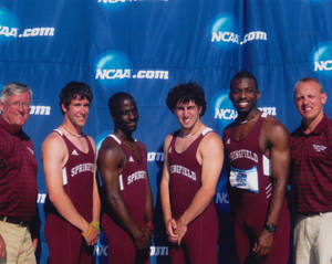 Springfield College 2nd place at NCAA in 4 x 100 relay