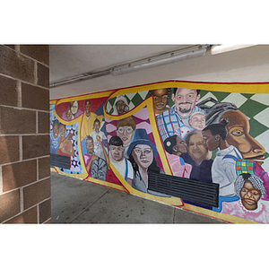 Harriet Tubman House The Honor Roll Mural on Massachusetts Avenue, detail of left