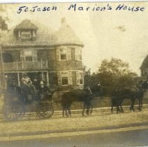 Carriage in front of 50 Jason Street
