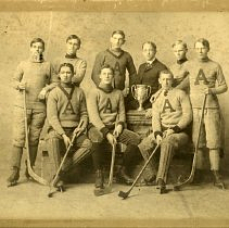 Arlington High School Hockey Team, circa 1900