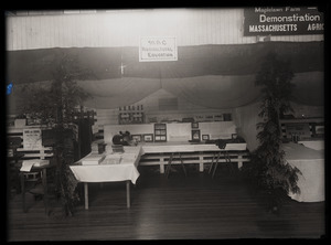 Agricultural education exhibit, Massachusetts Agricultural College