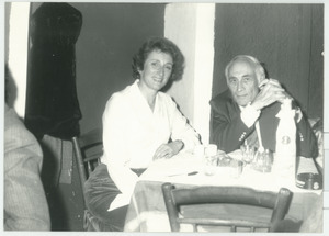 Sidney Lipshires and Ruth Scheer, his long-time partner