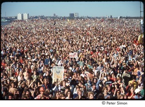 MUSE concert and rally: view of demonstrators at No Nukes rally