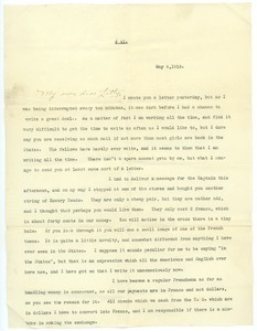 Letter from Frank F. Newth to Letitia Crane