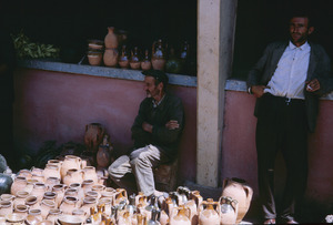 Potter at Struga market