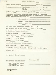 Housing referral form
