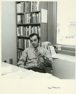 Donald C. Freeman in his office