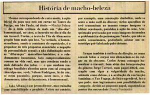 História de macho-beleza