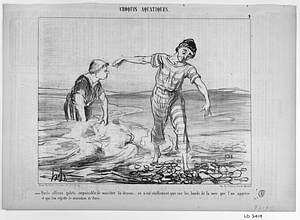 - Quels affreux galets... impossible de marcher la dessus... ce n'est réellement que sur les bords de la mer que l'on apprécie et que l'on regrette le macadam de Paris.