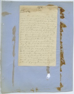 Letter from H. H. Taylor to Joseph Lyman