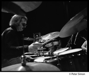 Bill Kreutzman (Grateful Dead) playing drums in concert