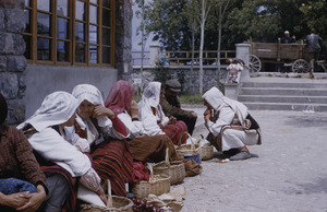 Selling eggs in Struga