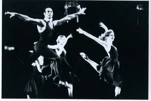 Lust: Richard Jones (at front) with three dancers