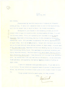Letter from David McCanns to W. E. B. Du Bois