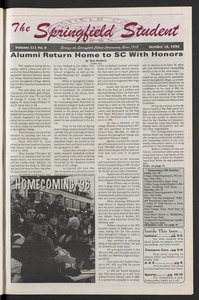 The Springfield Student (vol. 111, no. 6) Oct. 18, 1996