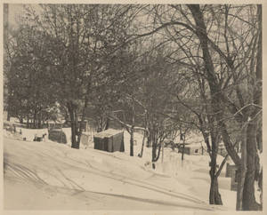 Trailer park during the winter (1930)