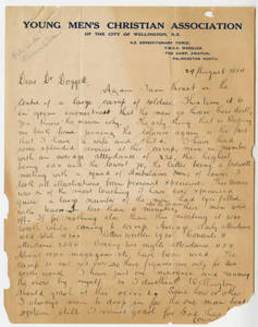 Edward M. Ryan to Dr. Laurence L. Doggett (August 29, 1914)