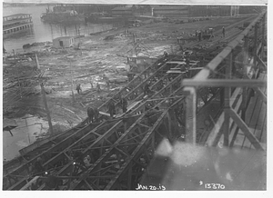 Molasses flood, destruction