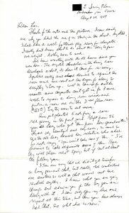 Correspondence from Eldon Murray to Lou Sullivan (August 29, 1989)