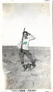 A Photograph of Dorris Bullard in a Field