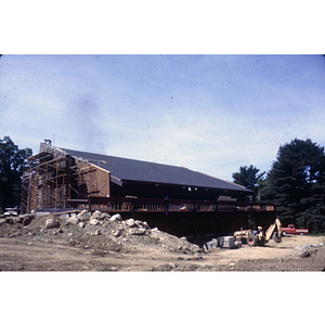 Construction on Lodge, Warren Center, 1966