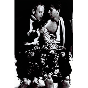 Two cast members from "Bed of Roses."