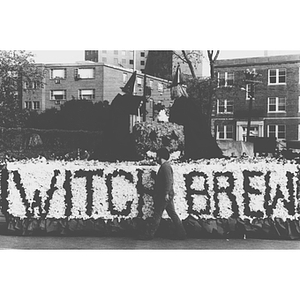 Witch brew float at the 1976 Homecoming parade