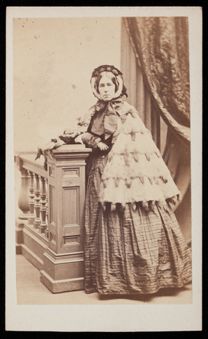 Studio portrait of Catherine Burland Foster, Boston, Mass., ca. 1863